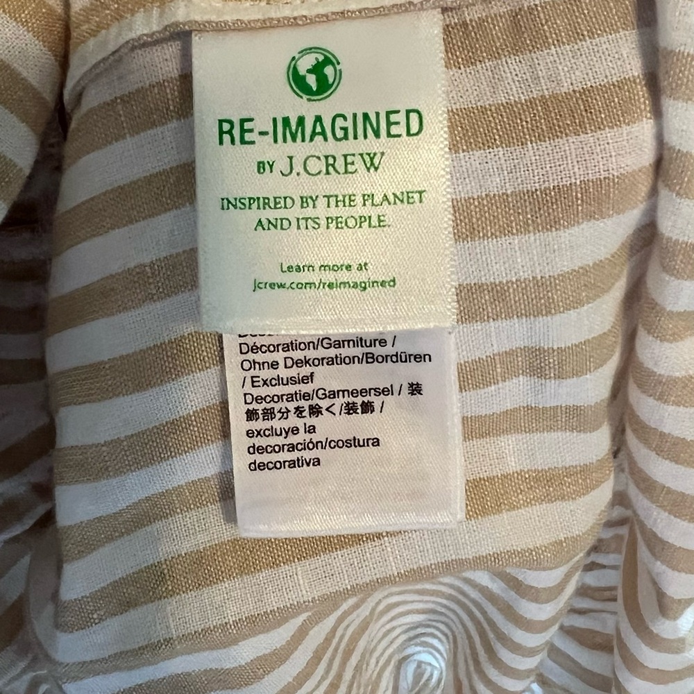 J. Crew cotton-linen tiered maxi dress. Small - Picture 8 of 10